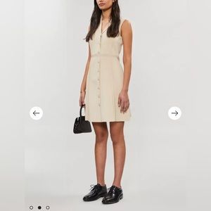 Sandro beige knit dress 38 like new